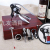 Household Wooden Box Rabbit Head Wine Corkscrew 9-Piece Wine Set Gift Set Rabbit Ear Wine Bottle Opener 9 Pieces