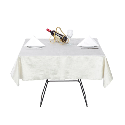 Wholesale High Quality Premium Velvet Square Tablecloth for 