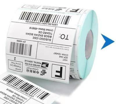 Roll-Type Epostal Treasure 100*150 Three-Proof Thermosensitive Paper 100*100 Bar Code Adhesive Sticker Printing Sticker Label