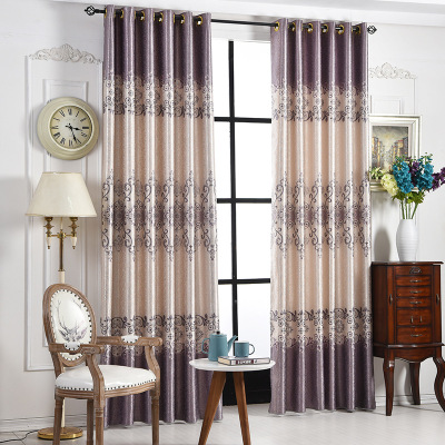 European Printing Cationic Curtain Factory Wholesale Bedroom Shading Curtain Material