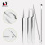 Pimple Pin 5-Piece Stainless Steel Tweezers Acne Needle Pore Acne Cleanser Clip Acne Removal Pop Pimples Pimples Popping Tools