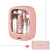 One Piece Dropshipping Cute Fashion Capacity Punch-Free Dustproof and Transparent Visual Cosmetics Storage Box Wall Hanging Cosmetic Case