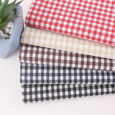 Yarn-Dyed Polyester-Cotton Plaid Classic Tablecloth