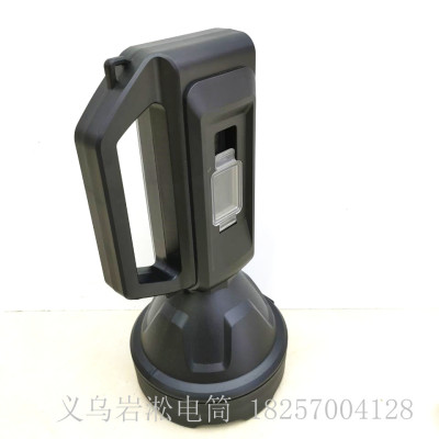 New Plastic Handed Lamp LED Flashlight USB Charging Power Display Outdoor Lighting Power Torch Flashlight Tube