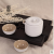 Lubao Spinning Pattern Travel Pot Tea Gift-Zen Style Black