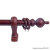 Factory Direct Supply High Quality Solid Wood Wooden Curtain Rod Roman Rod