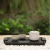 Lubao Spinning Pattern Travel Pot Tea Gift-Zen Style Black