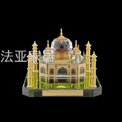 Crystal Model Building Crafts Tourism Commemorative Gift India Taiji Mausoleum Middle East Daily Necessities