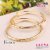 10 Yuan Ornament Wholesale Vietnam Placer Gold Bracelet Female Golden Yellow Simulation Gold Bracelet Simple Bracelet Bracelet Cloth Fade