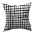 Modern Simple Nordic Plain Striped Pillow Cover Black and White Geometry Linen Sofa Waist Rest Cushion Pillow Graphic Customization