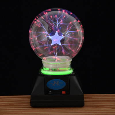 Taobao Hot Sales Creative Home Decoration Electrostatic Induction Ion Ball Magic Ball 5-Inch Pentagram Bulb Craft