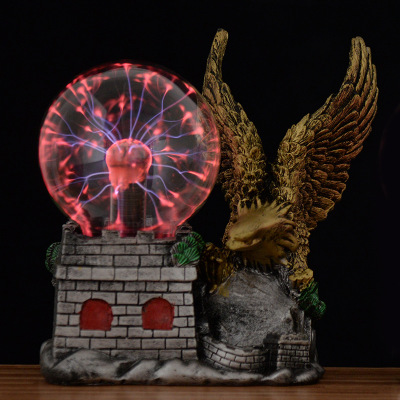 Electric Ion Eagle Electrostatic Magic Lamp Magic Ball Lightening Ball Resin Craft Creative Gift Home Decoration