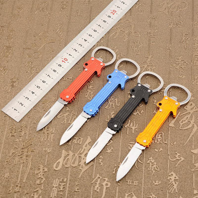 Kitchen Knife Bottle Opener Outdoor Two-in-One Knife Outdoor Mini Pocket Knife Multifunctional Survival Knife Hunting Knife