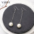 Korean Style Fashion Simple Pearl Earrings Elegant Wild Earrings Women Classic Hot Selling Product Ear Rings Factory Wholesale