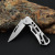 Kitchen Knife Folding Knife Knife Stainless Steel Blade Outdoor Knife Keychain Self-Defense a Folding Knife Gift Small Folding Knife