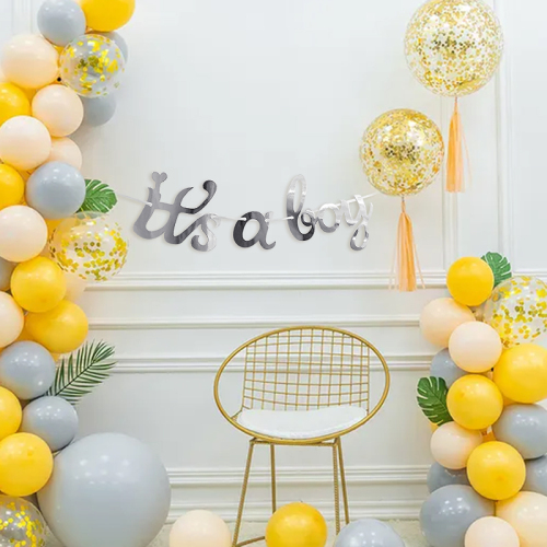 holiday party supplies baby shower baby boy baptism decoration gold silver rose gold sequins latte art