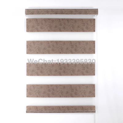 Jacquard Curtain High-End Finished Louver Curtain Roller Shutter Curtain Soft Gauze Curtain Living Room Curtain