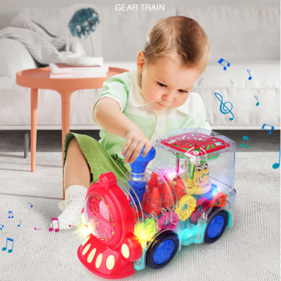 TOYS Electric TOYS Transparent Gear Train Novelty Smart Toy Toys  Juguetes