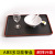 Porcelain-like Tableware Japanese-Style Wood-like ABS Plastic Tray Coffee Shop Chinese Fast Food Restaurant Tray