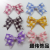 Korean Style Girl Bow Stainless Barrettes Sweet Elegance Jelly Color Bangs Summer New Edge Hair Accessories Headdress
