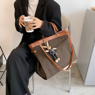 Bag Women's Bag New 2021 Crossbody Single Shoulder Canvas Bag Japanese Style Large Capacity Totes Student Ins Handbag