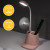 Simple Digital Display Table Lamp Led Pen Container Table Lamp Student Rechargeable Desktop Eye Protection Learning Lamp