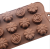 15-Piece Three-Dimensional Small Flower Silicone Chocolate Mold