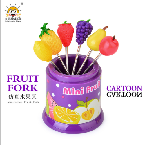creative rb312 stainless steel assorted fruit fork
