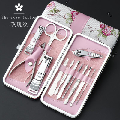 Manicure Manicure Set 12-Piece Set Nail Clippers Wholesale Creative Nail Scissors Set Gift Gift Printable Logo