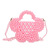 Yang Internet Influencer Pearl Handbag 2021 Summer Fashion Design Hand-Woven Girl DIY Shoulder Messenger Bag