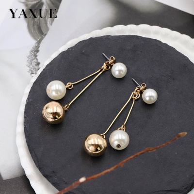 Korean Style Simple Fashionable Temperamental All-Match Earrings Eardrops Ear Rings Women Wholesale