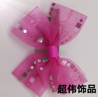 Korean Style Girl Bow Japanese Style Small Plaid Sweet Temperament Candy Color Summer New Liu Seaside Hairware