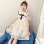 Girls' Dress Summer Dress 2021 New Western Style Girls' Lace Princess Dress Kids' Skirt Children's Clothing