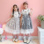 Girls' Summer Lolita Short-Sleeved Dress 2021 New Floral Dress Children's Lace Princess Dress Suit