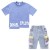 Boys Summer Suit 2021 New Fashionable Fashionable 9 Children's Clothing Korean Summer Boy Stylish Two-Piece Suit 10 Years Old