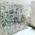 Plastic PVC Shiny 3D multicolor shimmer interior sequin wall