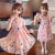 Girls' Summer Dress Baby Korean Style Butterfly Lace Princess Dress 2021 New Children's Skirt Girl Tulle Skirt