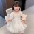 Children's Clothing 2021 New Summer Dress for Girls Lolita Dresses Western Style Summer Children's Lace Puff Sleeve Princess Dress