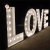 Wedding Stage Decoration Backdrop Giant Acrylic LED Sign Let