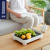 Household Minimalist Tea Tray Teacup Tea Set Tray Drain Bamboo Tea Tray Modern Small Water Storage Plastic Tea Tray