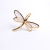 Ornament Insect Cross-Border Hot Selling Shell Dragonfly Metal Table Napkin Ring Hotel Supplies