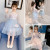 Girl Mesh Skirt Spring 2021 New Korean Style Western Style Children Princess Dress Spring and Autumn Net Red Girl Dress