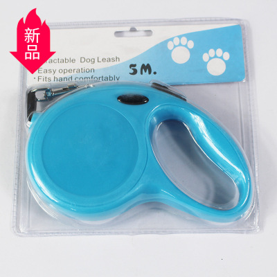 Small Dog Pet Automatic Retractable Traction Belt Dog Retractable Leash 5M Automatic Rope Cross-Border