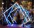 ANNIELU Geometric time tunnel stage backdrop wedding supplie