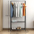 Floor Coat Rack Mobile Clothes Rack Bedroom Hanger Simple Indoor Home Cloth Rack Windproof Creative Balcony