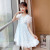 Children's Clothing Girls' Korean Style New Summer Dress Middle and Big Children's Lace Princess Dress Girls' Dress Trendy Delivery