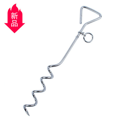 Outdoor Iron Galvanized Chrome Pet Hand Holding Rope Bolt Dog Underpinning Holder Fixing Anchor Pet Supplies Dog Pile