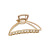 Korea Dongdaemun Fashion Personality Pearl Metal Cold Style Scratch Hair Barrettes Shark Clip Hair Accessories for Women