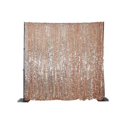 Lengthen 20Ft x 10Ft 3mm Sequin Mesh Curtains For Photo Boot