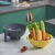 Double-Layer Washing Vegetable Basket Plastic Drain Basket Kitchen Large Thickened Rotating Washing Basin Household